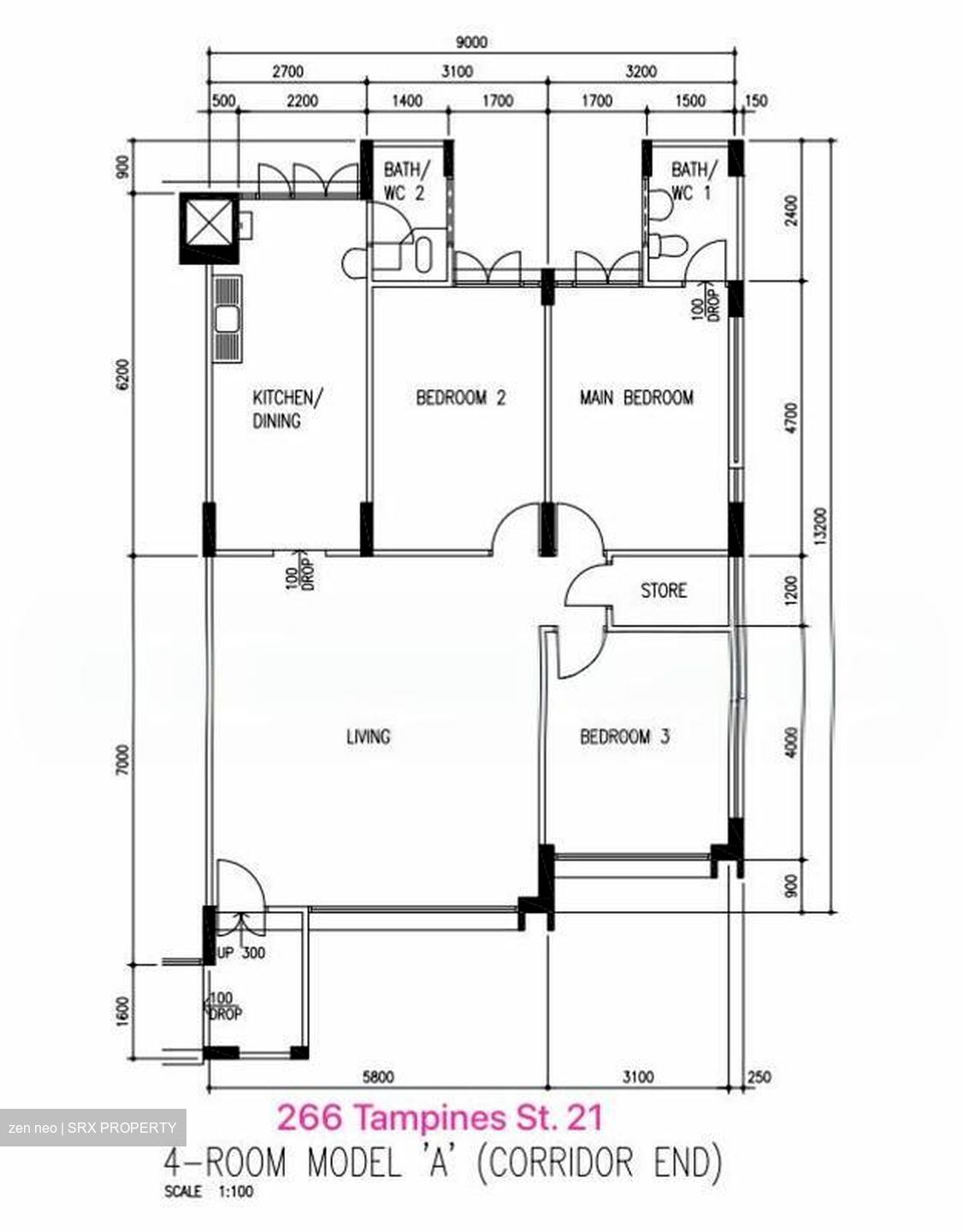 Blk 266 Tampines Street 21 (Tampines), HDB 4 Rooms #501884061